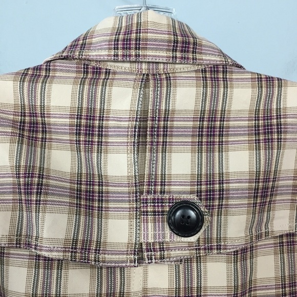 RELATIVITY Plaid Elbow Sleeve Cropped Jacket - Picture 10 of 15